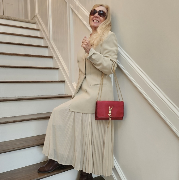 INC International Concepts EX Cond & Pro Cleaned Silk Oversized Blazer, 8, $40 - Picture 13 of 13